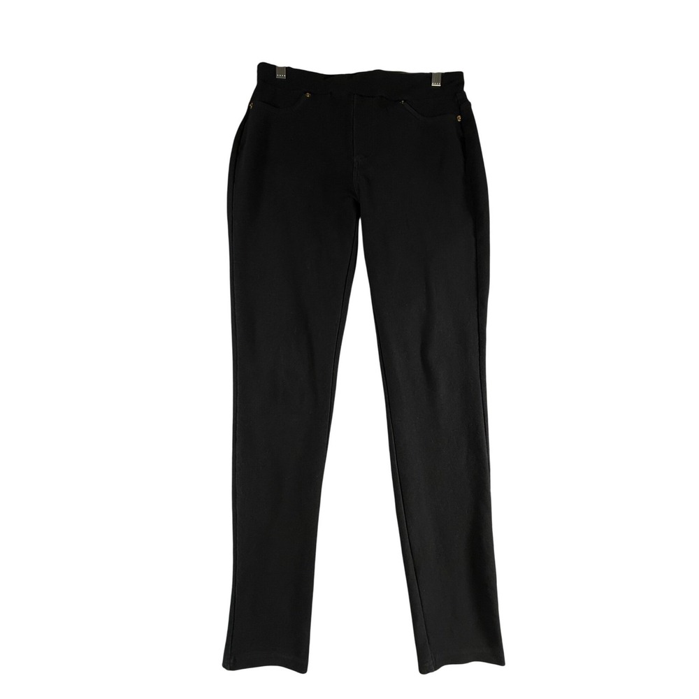 Michael Kors Pull On Jeggings Women's Medium - Black Faux Pocket Detail Casual